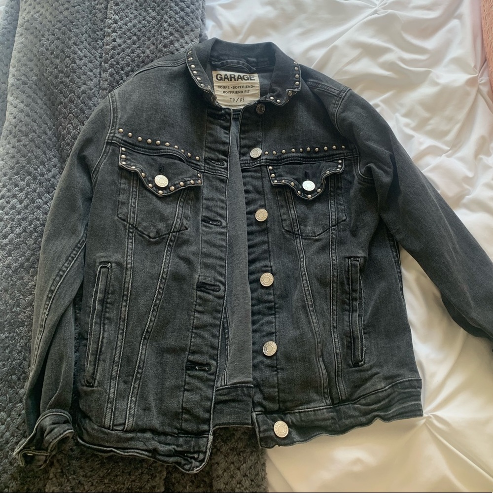 Black Jean Jacket